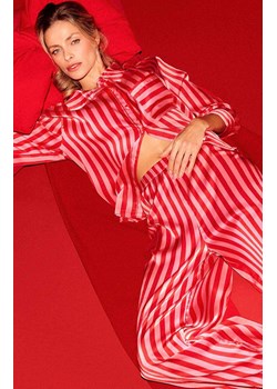 Esotiq satynowa piżama damska Cress 44102-30X, Kolor różowy-wzór, Rozmiar L, Esotiq ze sklepu Primodo w kategorii Piżamy damskie - zdjęcie 187748236