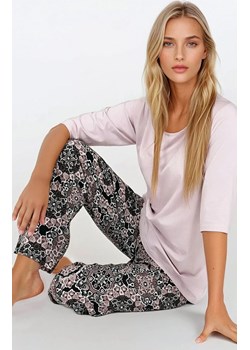 Piżama damska wiskoza Desert Rose, Kolor różowy-wzór, Rozmiar S, Momenti per me ze sklepu Primodo w kategorii Piżamy damskie - zdjęcie 187748295