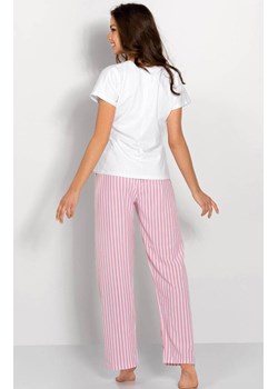 Piżama damska długie spodnie Jennifer, Kolor biało-różowy, Rozmiar S, Momenti per me ze sklepu Primodo w kategorii Piżamy damskie - zdjęcie 187748326