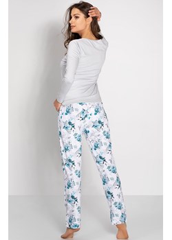 Piżama damska długa Lovely Day, Kolor szaro-niebieski, Rozmiar S, Momenti per me ze sklepu Primodo w kategorii Piżamy damskie - zdjęcie 187748335