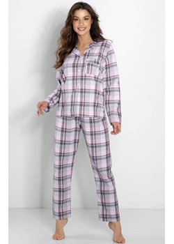 Piżama damska rozpinana You &amp; Me, Kolor szaro-różowy, Rozmiar M, Momenti per me ze sklepu Primodo w kategorii Piżamy damskie - zdjęcie 187748388