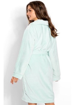 Szlafrok damski ciepły Fiona, Kolor miętowy, Rozmiar S, Momenti per me ze sklepu Primodo w kategorii Szlafroki damskie - zdjęcie 187748418