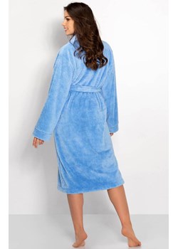 Ciepły szlafrok damski Laguna, Kolor niebieski, Rozmiar S, Momenti per me ze sklepu Primodo w kategorii Szlafroki damskie - zdjęcie 187748438
