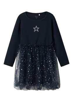 name it Sukienka &quot;Arana&quot; w kolorze granatowym ze sklepu Limango Polska w kategorii Sukienki dziewczęce - zdjęcie 187748805