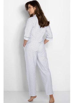 Piżama damska rozpinana Ms.President, Kolor biały-wzór, Rozmiar S, Momenti per me ze sklepu Intymna w kategorii Piżamy damskie - zdjęcie 187749265