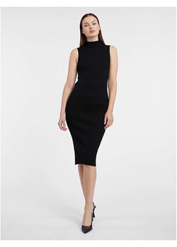 orsay Top dzianinowy w kolorze czarnym ze sklepu Limango Polska w kategorii Bluzki damskie - zdjęcie 187749787