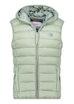 Geographical Norway Kamizelka pikowana "Vatikotal" w kolorze miętowym ze sklepu Limango Polska w kategorii Kamizelki damskie - zdjęcie 187749828