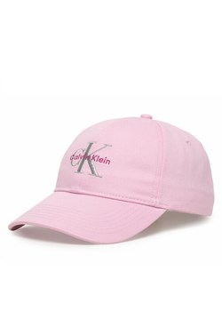 Czapka z daszkiem Calvin Klein Monologo Embroidery Baseball Hat LV04K5026G Różowy ze sklepu eobuwie.pl w kategorii Czapki z daszkiem damskie - zdjęcie 187749905
