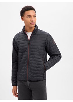 Napapijri Pikowana kurtka męska - Amiata Mężczyźni Sztuczne włókno czarny jednolity ze sklepu vangraaf w kategorii Kurtki męskie - zdjęcie 187750089