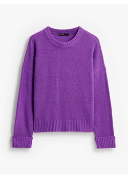 Mohito - Fioletowy sweter basic - fioletowy ze sklepu Mohito w kategorii Swetry damskie - zdjęcie 187750357
