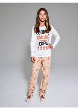 Sinsay - Piżama dwuczęściowa z motywem świątecznym - kremowy ze sklepu Sinsay w kategorii Piżamy dziecięce - zdjęcie 187750535