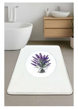 Mijolnir Dywanik łazienkowy w kolorze kremowo-fioletowym ze sklepu Limango Polska w kategorii Akcesoria łazienkowe - zdjęcie 187752175