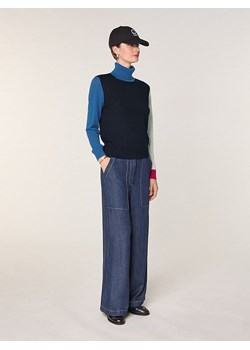 Rodier Wełniany sweter w kolorze czarno-niebiesko-szarym ze sklepu Limango Polska w kategorii Swetry damskie - zdjęcie 187752537