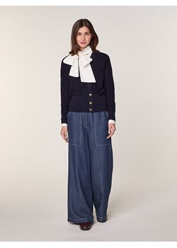 Rodier Wełniany kardigan w kolorze granatowym ze sklepu Limango Polska w kategorii Swetry damskie - zdjęcie 187752658