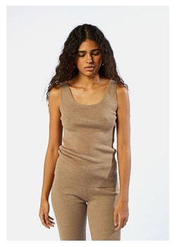 Rodier Wełniany top w kolorze jasnobrązowym ze sklepu Limango Polska w kategorii Bluzki damskie - zdjęcie 187752677