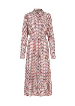 Herrlicher Sukienka w kolorze biało-czerwono-antracytowym ze sklepu Limango Polska w kategorii Sukienki - zdjęcie 187753079