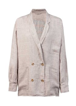 Herrlicher Lniany blezer w kolorze beżowym ze sklepu Limango Polska w kategorii Marynarki damskie - zdjęcie 187753329