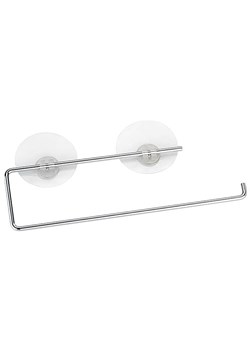 Wenko Uchwyt &quot;Static-Loc&quot; w kolorze srebrnym na ręczniki kuchenne - szer. 30 cm ze sklepu Limango Polska w kategorii Akcesoria kuchenne - zdjęcie 187753736