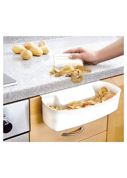 Wenko Pojemnik w kolorze białym na obierki  - 32 x 17 x 9 cm ze sklepu Limango Polska w kategorii Akcesoria kuchenne - zdjęcie 187753795