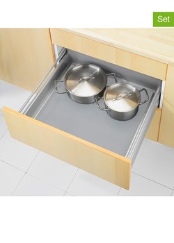 Wenko Maty antypoślizgowe (2 szt.) w kolorze szarym - 150 x 50 cm ze sklepu Limango Polska w kategorii Akcesoria kuchenne - zdjęcie 187753797