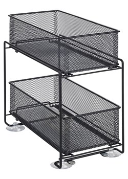 Wenko Regał w kolorze czarnym z szufladami - 35 x 33,5 x 18,5 cm ze sklepu Limango Polska w kategorii Regały i witryny - zdjęcie 187754047