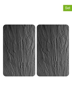 Wenko Płyty (2 szt.) w kolorze czarnym na kuchenkę - 30 x 52 cm ze sklepu Limango Polska w kategorii Akcesoria kuchenne - zdjęcie 187754075