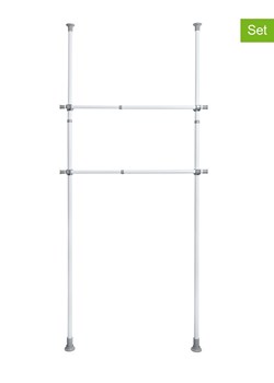 Wenko Drążki (2 szt.) &quot;Herkules&quot; w kolorze białym na ubrania ze sklepu Limango Polska w kategorii Szafy - zdjęcie 187754095