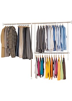 Wenko Teleskopowy wieszak w kolorze srebrnym ze sklepu Limango Polska w kategorii Szafy - zdjęcie 187754195