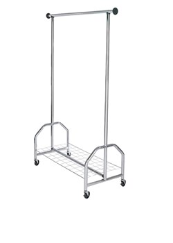 Wenko Stojak &quot;Profi&quot; w kolorze srebrnym na ubrania - 120 x 180 x 50 cm ze sklepu Limango Polska w kategorii Szafy - zdjęcie 187754198