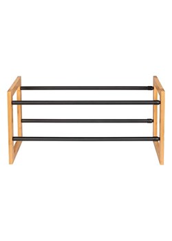 Wenko Regał w kolorze czarno-jasnobrązowym na buty - 61 x 30 x 20 cm ze sklepu Limango Polska w kategorii Szafy - zdjęcie 187754269