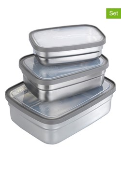 Wenko Pojemniki (3 szt.) w kolorze szarym - 1,2 l ze sklepu Limango Polska w kategorii Pojemniki kuchenne - zdjęcie 187754378