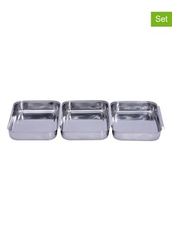 Wenko Pojemnik (3 szt.) w kolorze srebrnym - 15,7 x 3,2 x 22 cm ze sklepu Limango Polska w kategorii Akcesoria kuchenne - zdjęcie 187754415