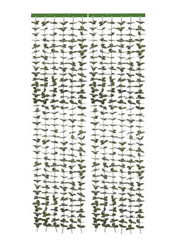 Wenko Kurtyna drzwiowa &quot;Liane&quot; w kolorze zielonym - dł. 190 x 90 cm ze sklepu Limango Polska w kategorii Tekstylia - zdjęcie 187754665