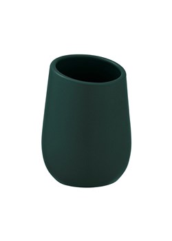 Wenko Kubek łazienkowy &quot;Badi&quot; w kolorze ciemnozielonym - wys. 11 cm x Ø 8 cm ze sklepu Limango Polska w kategorii Dozowniki do mydła - zdjęcie 187754867