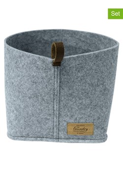 Wenko Kosze (2 szt.) &apos;&quot;Feli&quot; w kolorze szarym - 18 x 13 x 12 cm ze sklepu Limango Polska w kategorii Akcesoria i przechowywanie - zdjęcie 187755315