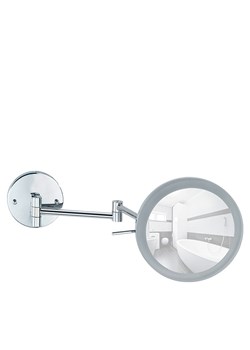 Wenko Lusterko ścienne LED &quot;Aura&quot; w kolorze srebrnym - Ø 16,5 cm ze sklepu Limango Polska w kategorii Lustra - zdjęcie 187755359
