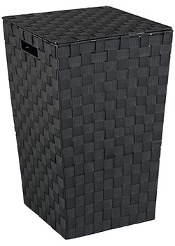 Wenko Kosz &quot;Adria Square&quot; w kolorze czarnym na pranie - 48 l ze sklepu Limango Polska w kategorii Akcesoria łazienkowe - zdjęcie 187756078