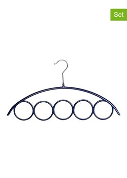 Wenko Wieszaki (2 szt.) w kolorze niebieskim na szale - 42 x 23 x 1,5 cm ze sklepu Limango Polska w kategorii Szafy - zdjęcie 187756169