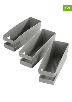 Wenko Stojaki (3 szt.) w kolorze szarym na buty - 9 x 9,5 x 26,5 cm ze sklepu Limango Polska w kategorii Szafy - zdjęcie 187756358