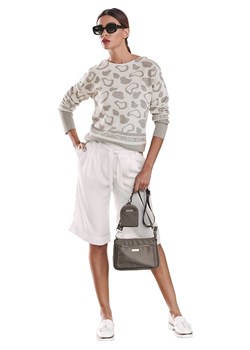 Heine Sweter w kolorze kremowo-szarym ze sklepu Limango Polska w kategorii Swetry damskie - zdjęcie 187756555