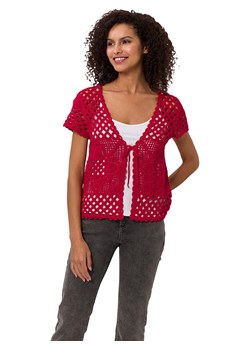 Heine Kardigan w kolorze czerwonym ze sklepu Limango Polska w kategorii Swetry damskie - zdjęcie 187756577