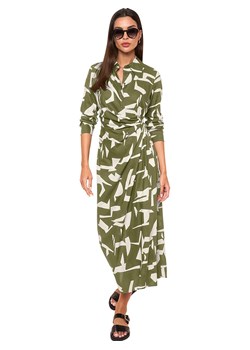 Heine Sukienka w kolorze oliwkowo-białym ze sklepu Limango Polska w kategorii Sukienki - zdjęcie 187756819