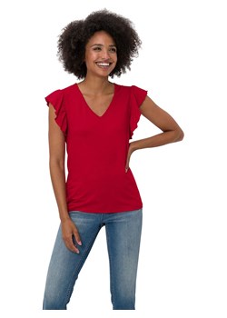 Heine Koszulka w kolorze czerwonym ze sklepu Limango Polska w kategorii Bluzki damskie - zdjęcie 187756945