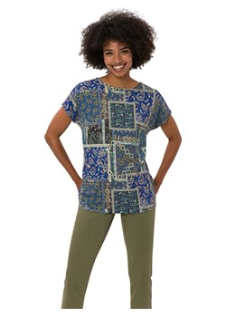 Heine Koszulka w kolorze niebiesko-zielonym ze sklepu Limango Polska w kategorii Bluzki damskie - zdjęcie 187756987