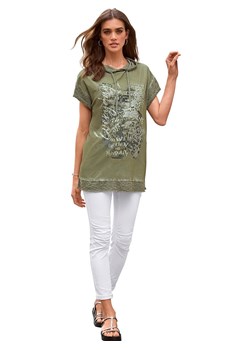 Heine Koszulka w kolorze khaki ze sklepu Limango Polska w kategorii Bluzki damskie - zdjęcie 187757067