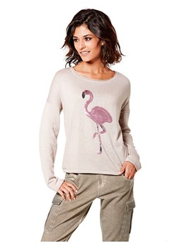 Heine Sweter w kolorze beżowym ze sklepu Limango Polska w kategorii Swetry damskie - zdjęcie 187757099