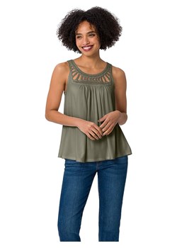 Heine Top w kolorze khaki ze sklepu Limango Polska w kategorii Bluzki damskie - zdjęcie 187757249