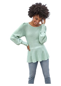 Heine Sweter w kolorze turkusowym ze sklepu Limango Polska w kategorii Swetry damskie - zdjęcie 187757326