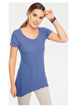 Heine Jedwabna koszulka w kolorze niebieskim ze sklepu Limango Polska w kategorii Bluzki damskie - zdjęcie 187757555