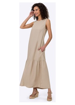 Heine Sukienka w kolorze beżowym ze sklepu Limango Polska w kategorii Sukienki - zdjęcie 187757638
